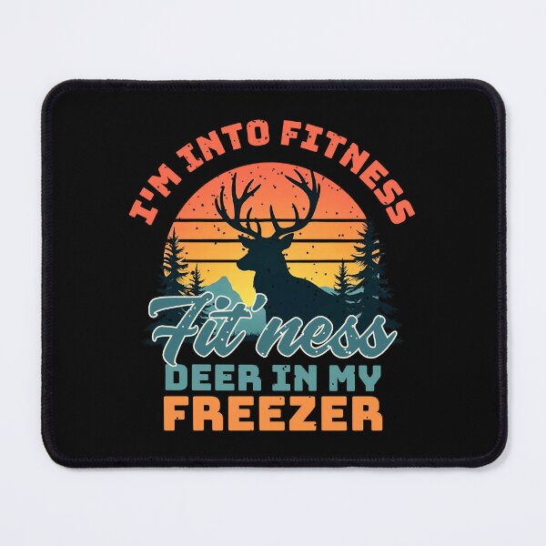 Item preview, I'm Into Fitness Deer Freezer  designed and sold by Glint-Design.