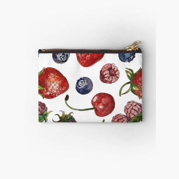 Item preview, Strawberry and blueberry watercolor designed and sold by Myartspace.