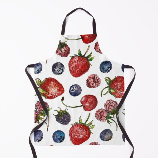 Item preview, Strawberry and blueberry watercolor designed and sold by Myartspace.