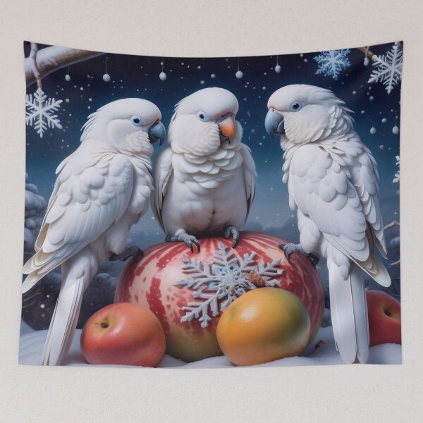 Item preview, Three White Parrots designed and sold by M-Y-A-R-T-.