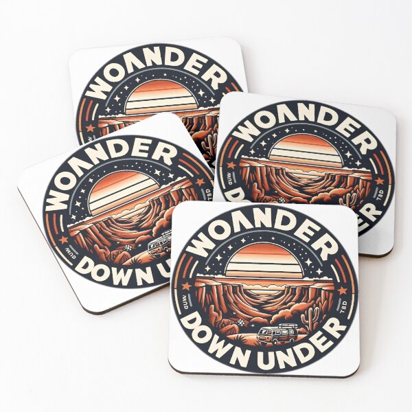 Item preview, Wonder Down Under Sticker designed and sold by NCNGDESIGN.