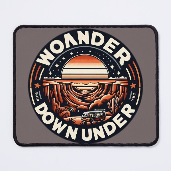 Item preview, Wonder Down Under Sticker designed and sold by NCNGDESIGN.