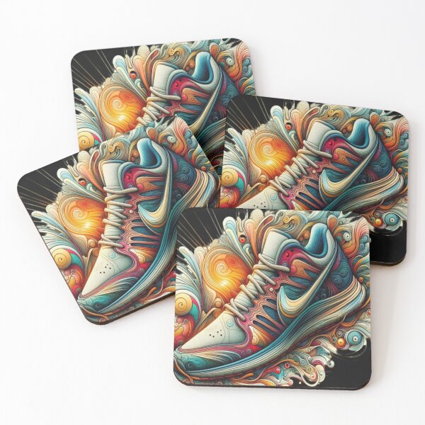 Item preview, Surreal Sneaker with Miró-esque Organic Shapes Reloaded Premium Trendy Best Gift designed and sold by Imaginarium of Chaos falcon88 .