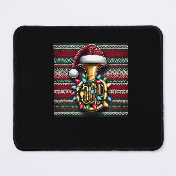 Item preview, Tuba Musical Christmas Lights Santa Hat Musical Ugly Xmas designed and sold by Dressed For Duty.