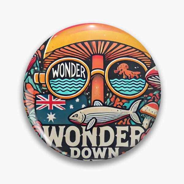 Item preview, Wonder Down Under Sticker designed and sold by NCNGDESIGN.
