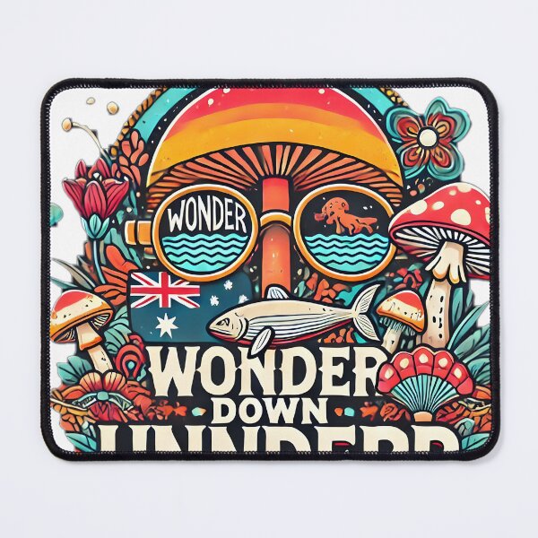 Item preview, Wonder Down Under Sticker designed and sold by NCNGDESIGN.