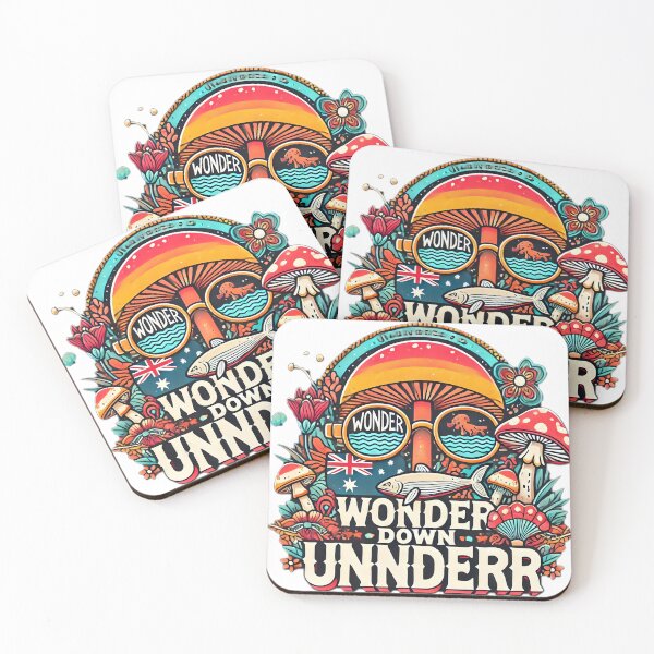 Item preview, Wonder Down Under Sticker designed and sold by NCNGDESIGN.