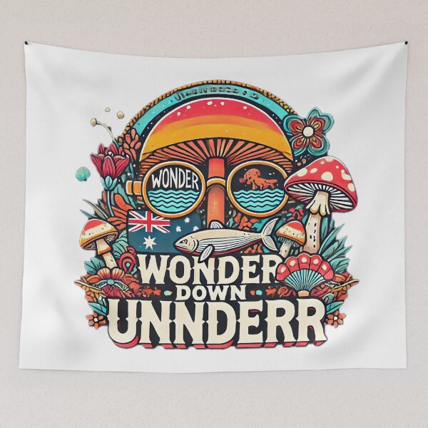 Item preview, Wonder Down Under Sticker designed and sold by NCNGDESIGN.
