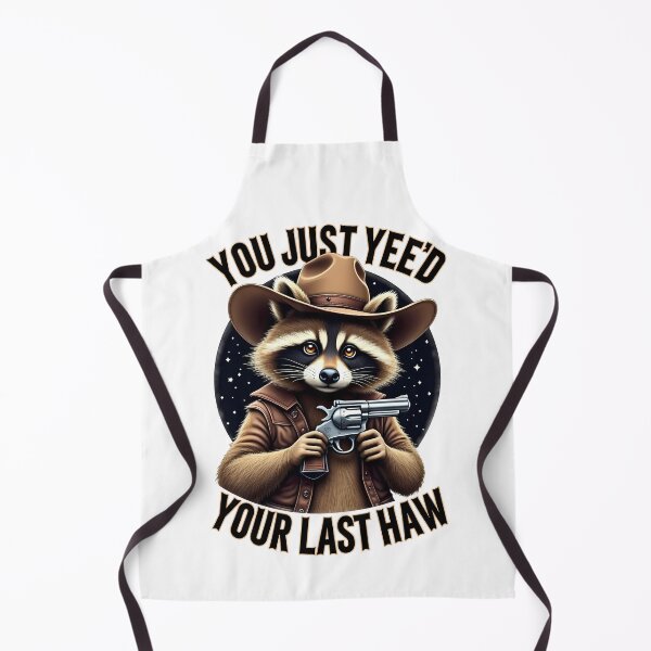 Item preview, You Just Yee'd Your Last Haw Vintage Cowboy Raccoon designed and sold by Glint-Design.