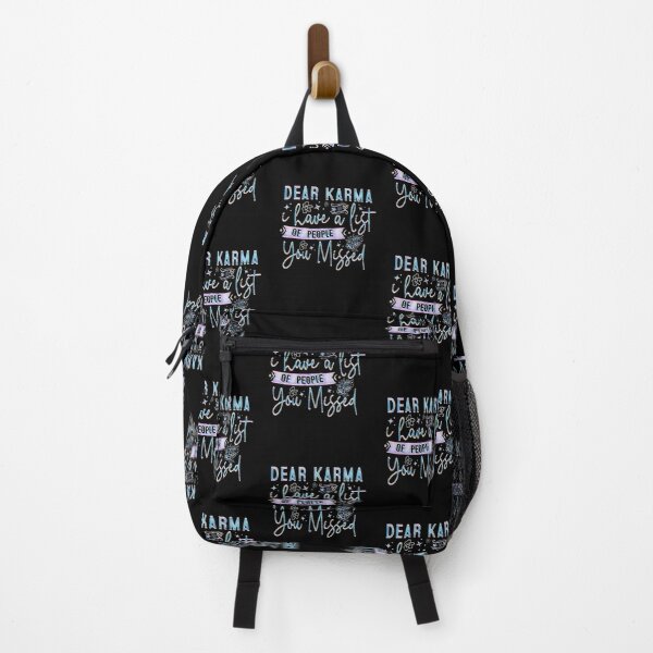Item preview, Dear Karma, I Have a List of People You Missed - Funny Quote designed and sold by creativerooney.