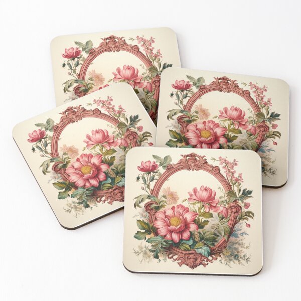 Item preview, Vintage floral frame designed and sold by MendaciousMina.