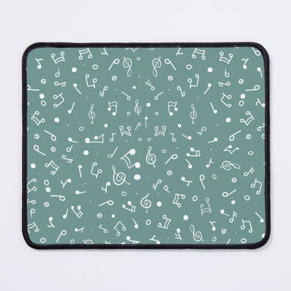 Item preview, Hit me a note ♫ - Music inspired pattern, handdrawn music notes and treble clefs designed and sold by AlexandraGregor.