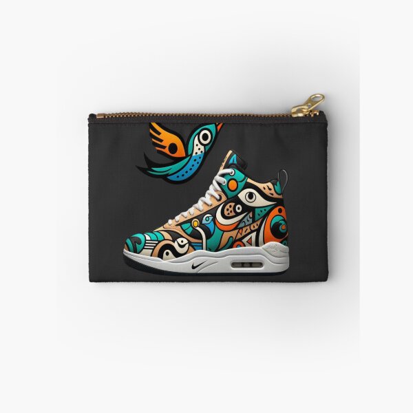 Item preview, Miró-Inspired Sneaker with Bird Motifs Reloaded Premium Trendy Best Gift designed and sold by Imaginarium of Chaos falcon88 .