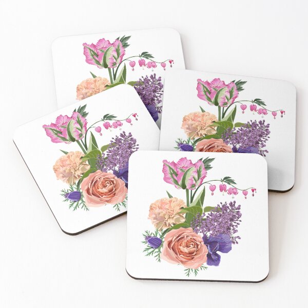 Item preview, Roses, lilies, tulips flowers, herbs and berries composition.  designed and sold by MatyKotiv.