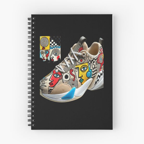 Item preview, Miró-Inspired Sneaker with Abstract Eyes Reloaded Premium Trendy Best Gift designed and sold by Imaginarium of Chaos falcon88 .
