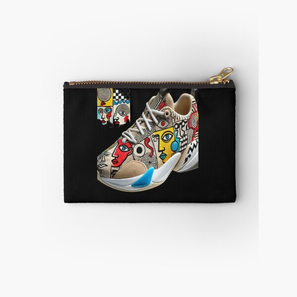Item preview, Miró-Inspired Sneaker with Abstract Eyes Reloaded Premium Trendy Best Gift designed and sold by Imaginarium of Chaos falcon88 .