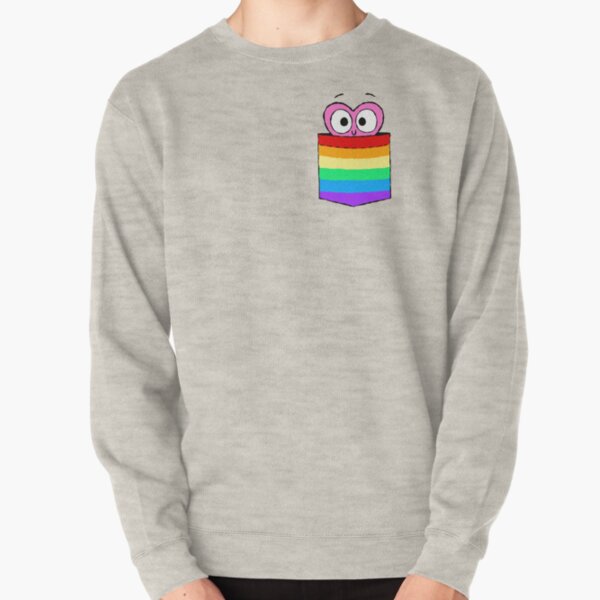 In a Heartbeat - LGBT Flag Pocket Pullover Sweatshirt