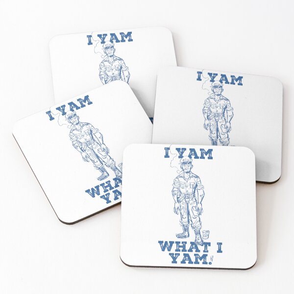Item preview, "I yam what I yam." Sketch design designed and sold by Mason Comics.