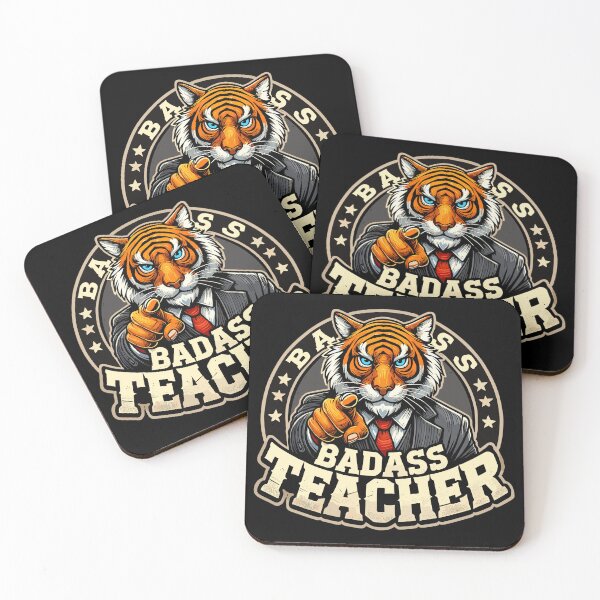 Item preview, Tough Teacher Tiger Strict Cool Gift designed and sold by Pineapple-Tree.