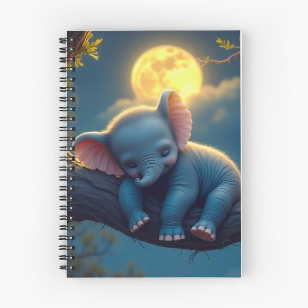 Item preview, Sleeping Baby Elephant designed and sold by m-y-A-I-A-R-T-.