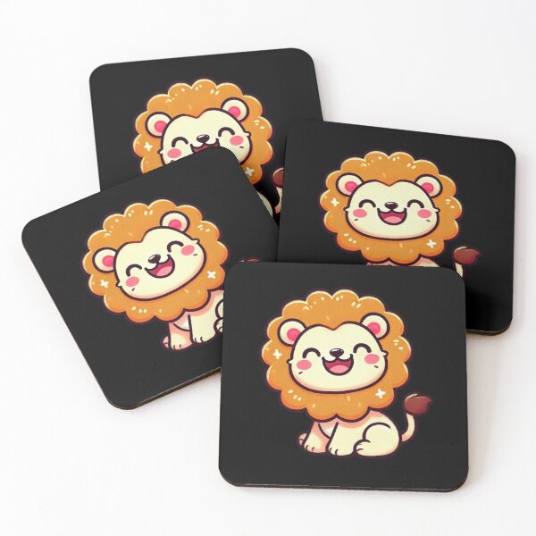 Item preview, Smiling Lion: Cheerful Wildlife Design designed and sold by Shtex.