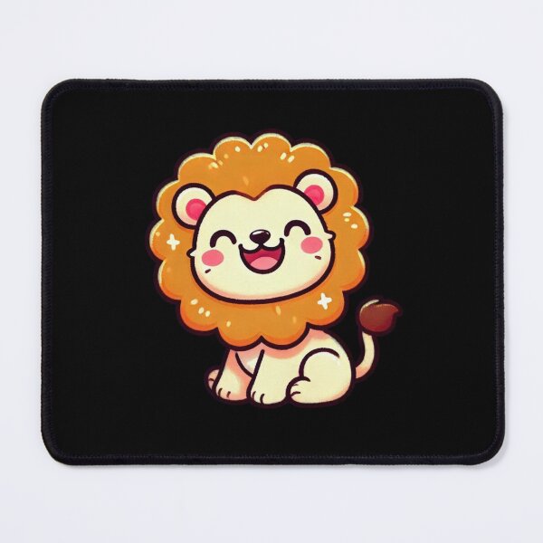 Item preview, Smiling Lion: Cheerful Wildlife Design designed and sold by Shtex.