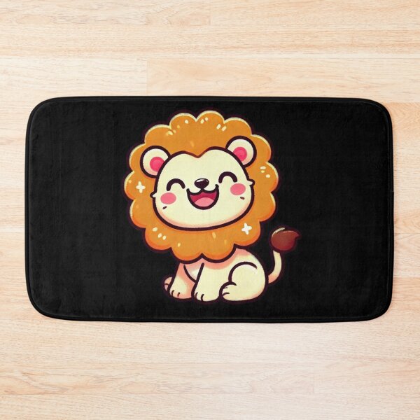 Item preview, Smiling Lion: Cheerful Wildlife Design designed and sold by Shtex.