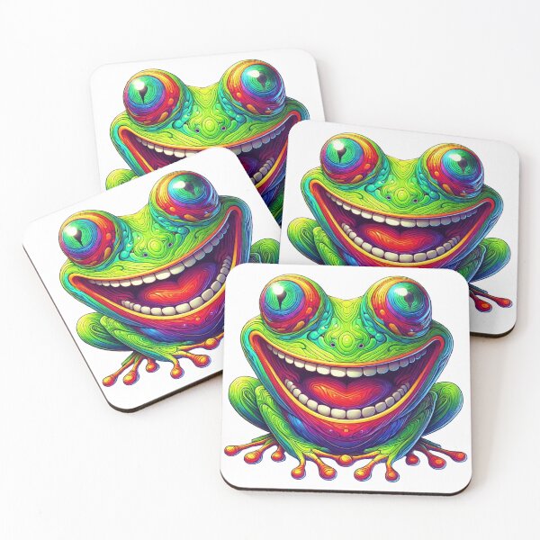 Item preview, smiling frog designed and sold by FShadora.