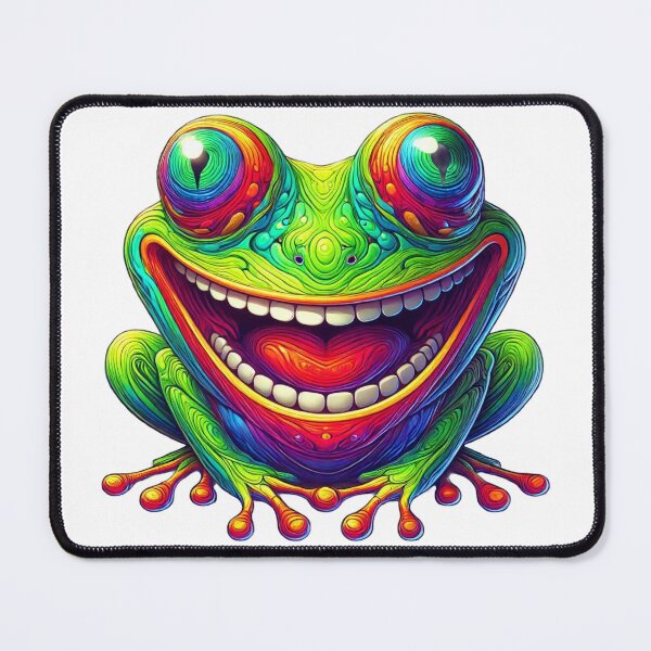 Item preview, smiling frog designed and sold by FShadora.