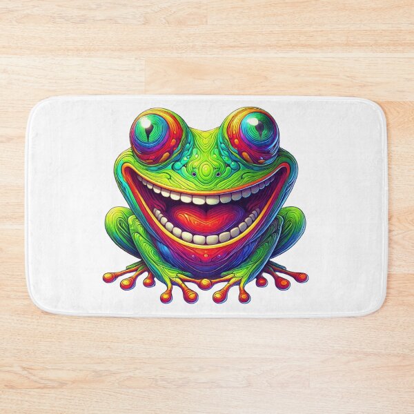 Item preview, smiling frog designed and sold by FShadora.
