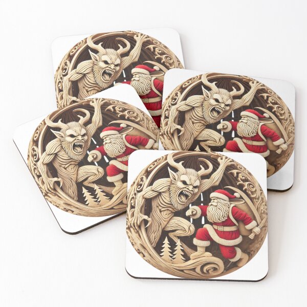 Item preview, Santa fight the Devil designed and sold by VoriDesign.