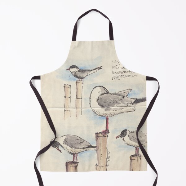 Item preview, Bangpu Seagulls designed and sold by BirdsAndBrush.