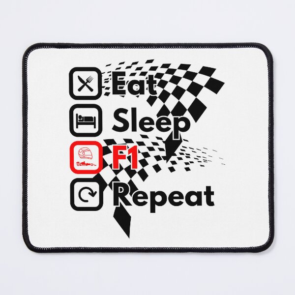 Item preview, Eat Sleep F1 Repeat - Formula 1 designed and sold by aipolohu.