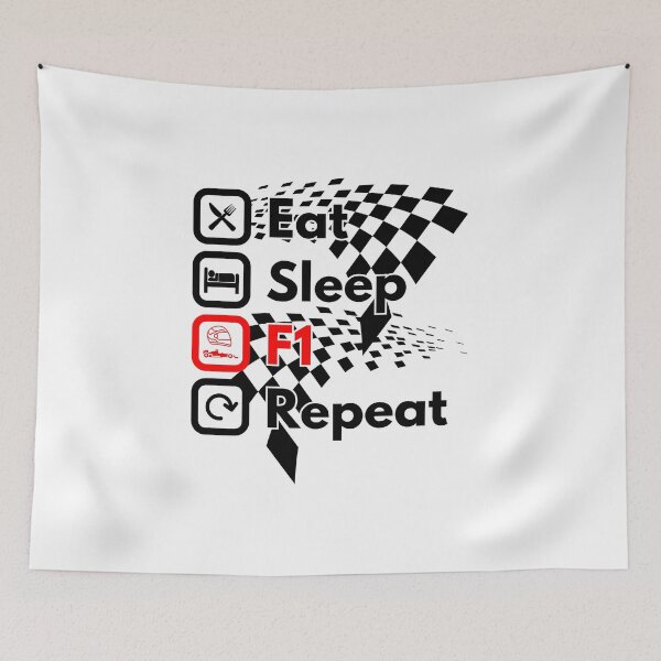 Item preview, Eat Sleep F1 Repeat - Formula 1 designed and sold by aipolohu.