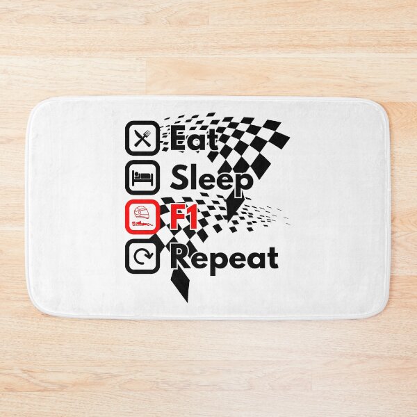 Item preview, Eat Sleep F1 Repeat - Formula 1 designed and sold by aipolohu.