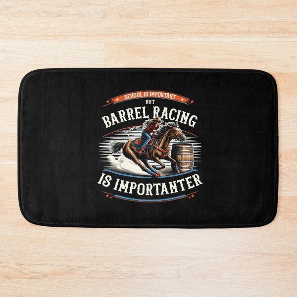 Item preview, School Is Important But Barrel Racing Is Importanter Horse Racer designed and sold by Dressed For  Duty.