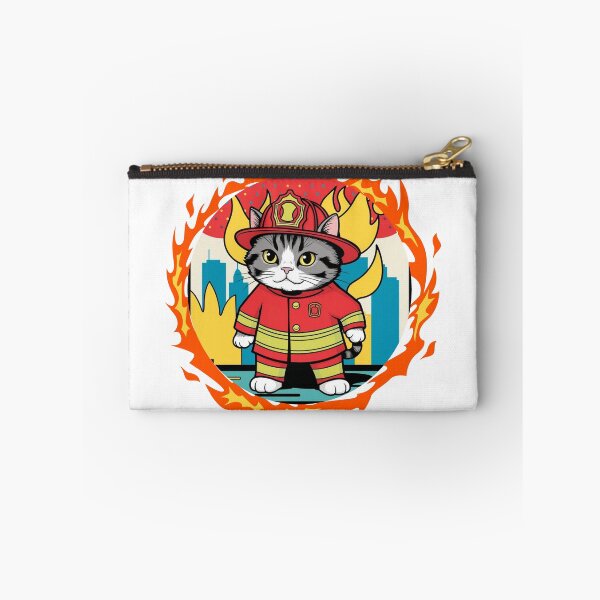 Item preview, Cat Firefighter designed and sold by mancikart.