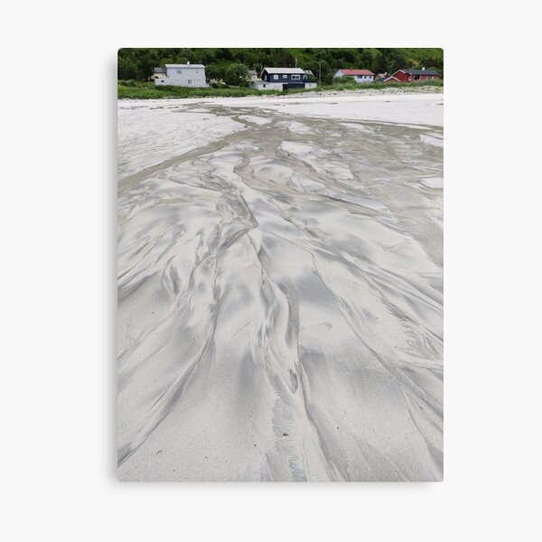 Cool sand patterns Canvas Print