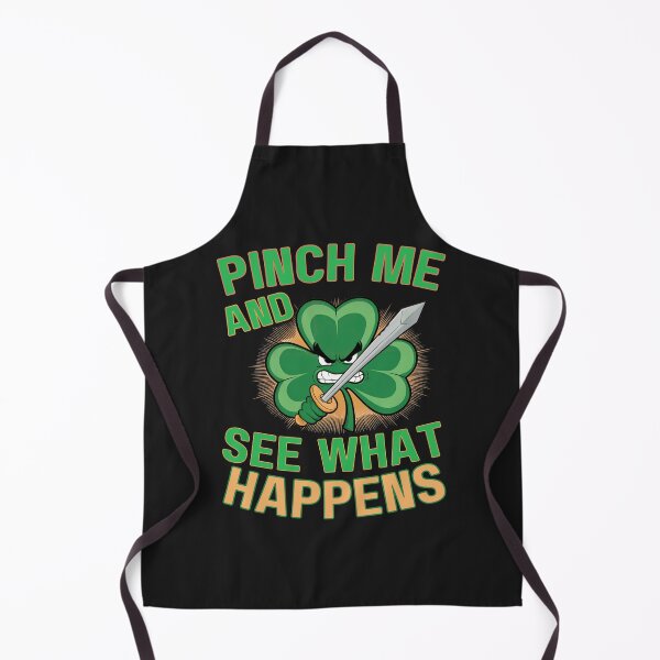 Item preview, Pinch Me  And See What Happens: Funny St. Patrick's Day Clover Art With Attitude designed and sold by elynne9.