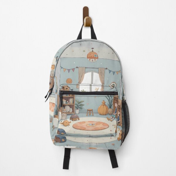 Item preview, Room Fantasy Blossom Utopia Whimsical World Magical Cityscape designed and sold by ART ATTACK ZONE.
