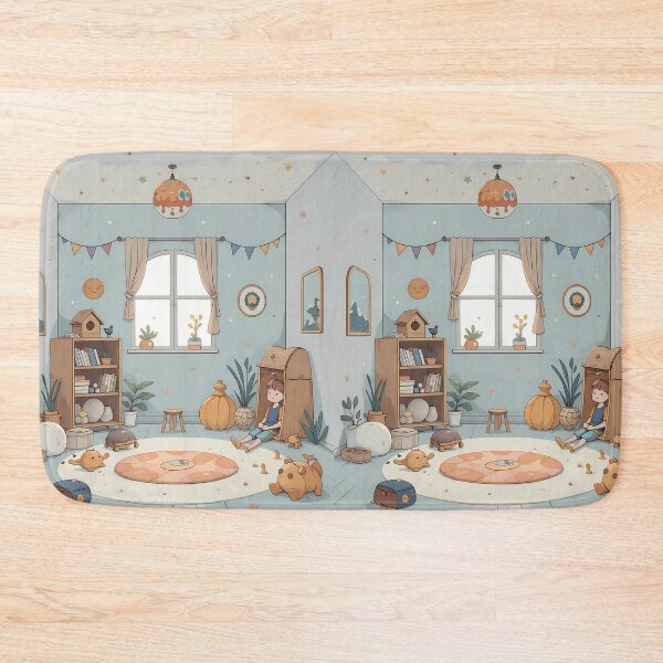 Item preview, Room Fantasy Blossom Utopia Whimsical World Magical Cityscape designed and sold by ART ATTACK ZONE.