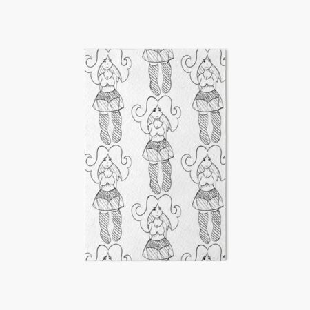 Item preview, Schraffiertes Mädchen designed and sold by DrawingYouIn.
