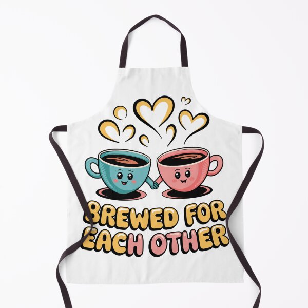Item preview, Brewed for Each Other Cute Coffee Couple Design | Adorable Valentine's Day Gift" designed and sold by Design Den.