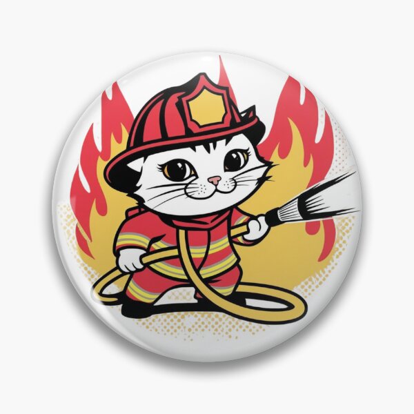 Item preview, Kitten  Firefighter designed and sold by mancikart.
