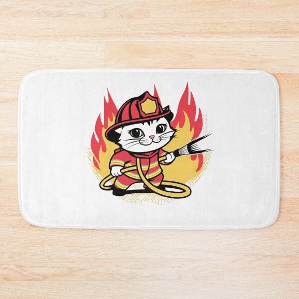 Item preview, Kitten  Firefighter designed and sold by mancikart.