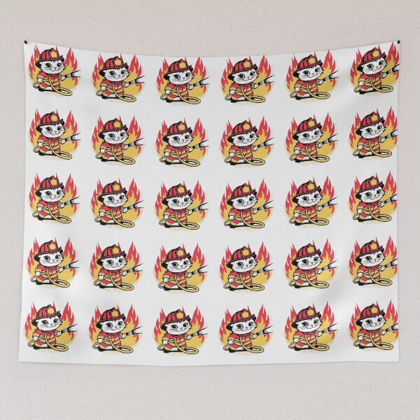 Item preview, Kitten  Firefighter designed and sold by mancikart.