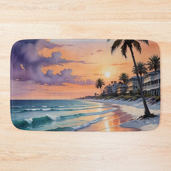 Item preview, Destin Beach at Sunset: Florida’s Turquoise Waters and Radiant Sky designed and sold by LSVart.