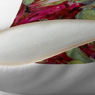 Alternate view of Old roses Throw Pillow