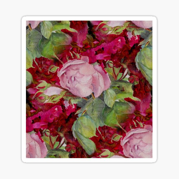 Old roses Sticker