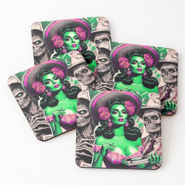 Item preview, Hot Zombie Woman designed and sold by PulpVintage.